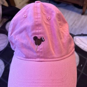 A cute pink micky mouse hat
